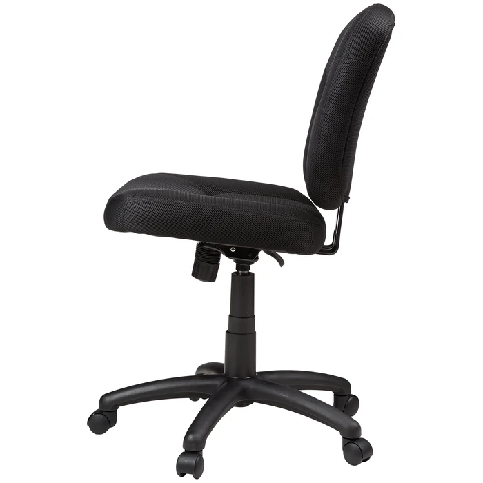 Amazon Basics Low-Back Computer Task Office Desk Chair with Swivel Casters - Black by Amazon Basics - Image 2