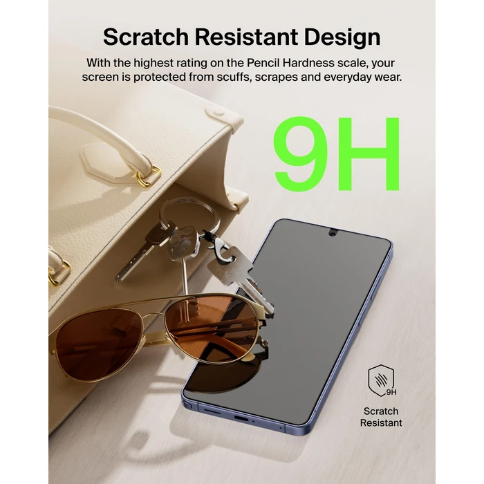 Belkin Titan SmartShield Anti-Reflective Screen Protector for Samsung Galaxy S26 Ultra, Scratch Resistant Impact Protection, Anti-Fingerprint, Ultra-Thin w/Easy Align Tray for Bubble Free Application by Belkin - Image 6