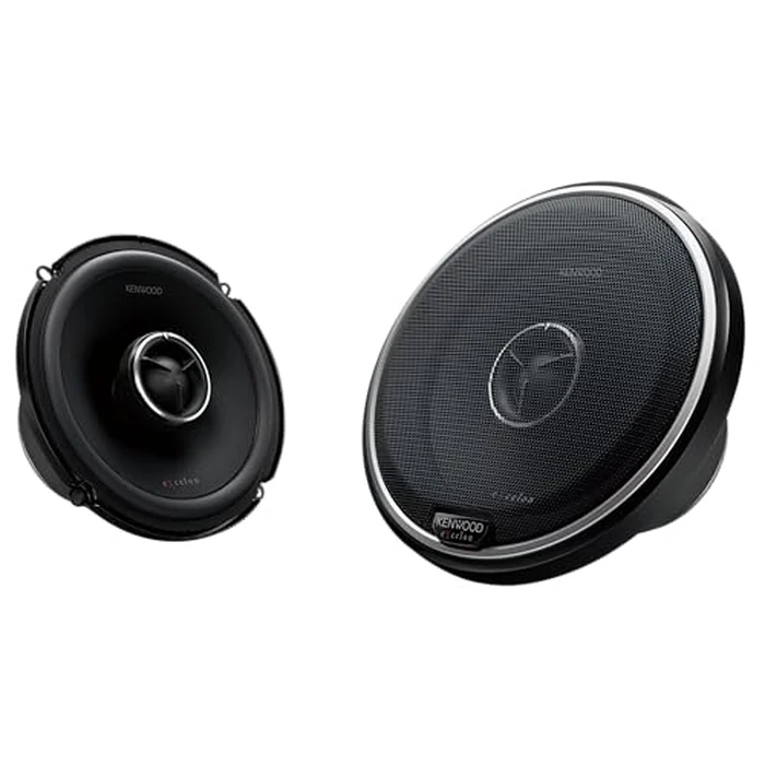 Kenwood eXcelon KFC-X175 6-1/2" 2-Way Car Speakers - 240W High-Performance Audio with Injection P.P. Cone Woofer and 1" Soft Dome Tweeter by Kenwood - Used - Like New condition - US$140.13