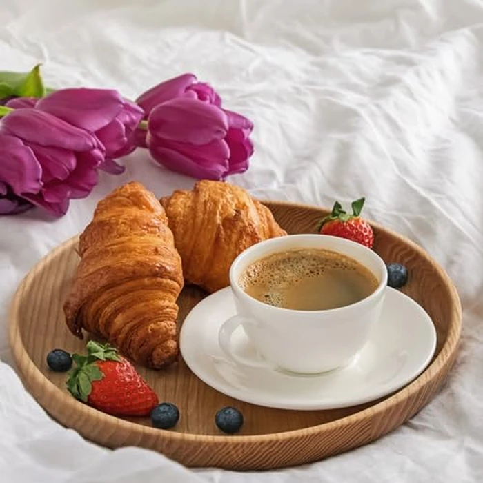 PATIKIL Wood Serving Tray 9.4 Inch, Square Decorative Platter for Home Decor Kitchen Table Candle Holder, Black by PATIKIL - Image 7