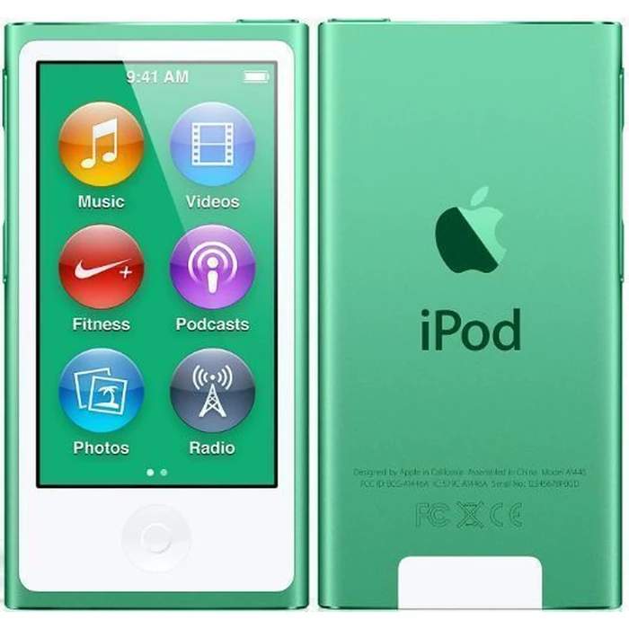 Apple iPod Nano 7th Gen - 16GB - Green by Apple - Refurbished - Excellent condition