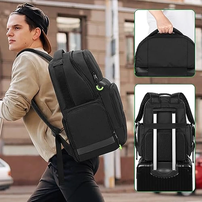PGmoon Carry Backpack Compatible with Xbox Series X/S Console, Travel Carrying Case with Separate Storage Room for Console, Headset, Controllers, Multiple Pockets for Gaming Accessories(Patent Design) by PGmoon - Image 5