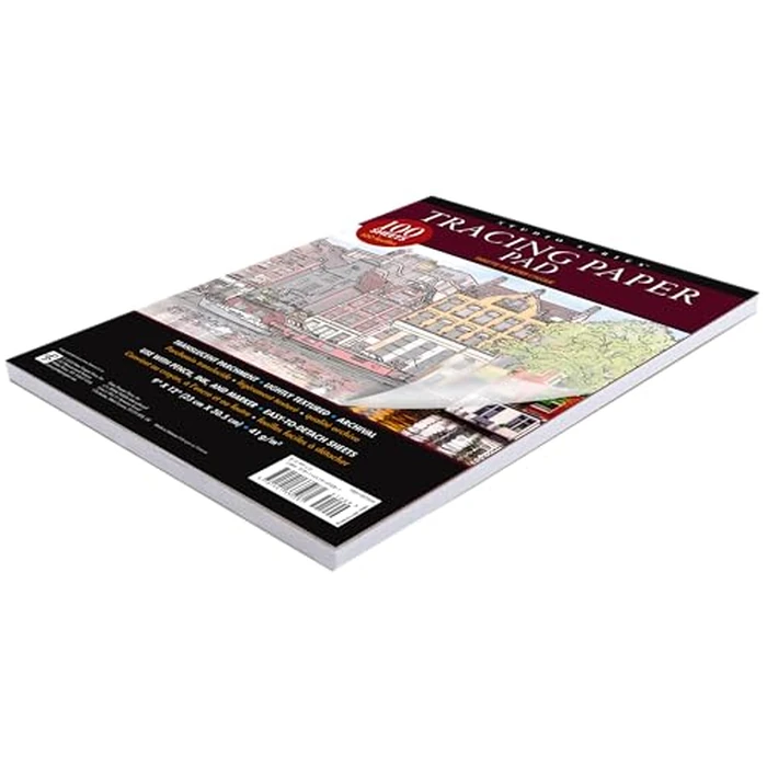 Studio Series Tracing Paper Pad 9'' x 12'' (100 sheets) by PETER PAUPER PRESS - Image 1