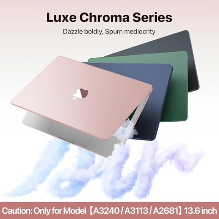 Soonjet Matte Case for MacBook Air 13/13.6-inch (M5/M4/M3/M2, 2026-2022 Models A3449 A3240 A3113 A2681), Lightweight | Scratch & Fingerprint Resistant | Closes Seamlessly | for Work, Travel & Study by soonjet - Image 6