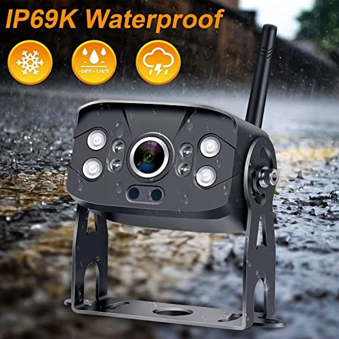 RV Backup Camera Wireless Plug and Play: Pre-Wired for Furrion System Recording Wide View Rear View Camera Clear Night Vision HD 1080P 7'' Touch Key Monitor for Trailer Camper Motorhome Yakry Y27-N by Yakry - Image 8