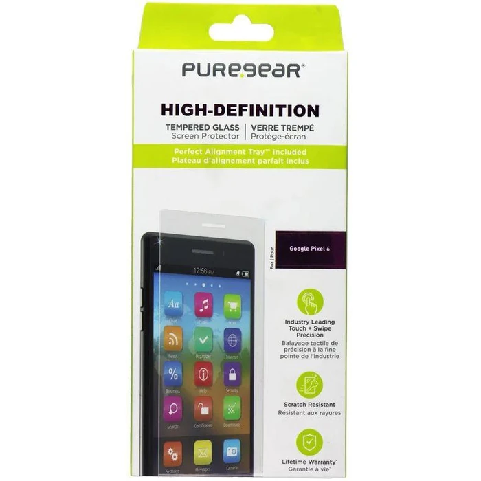 PureGear High-Definition Tempered Glass Screen Protector for Google Pixel 6 - Clear by PureGear - Image 2