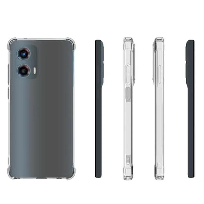 USTIYA Case for Motorola Moto G Stylus 5G 2024 Clear TPU Four Corners Military-Grade Protection Cover Transparent Soft by USTIYA - Image 3