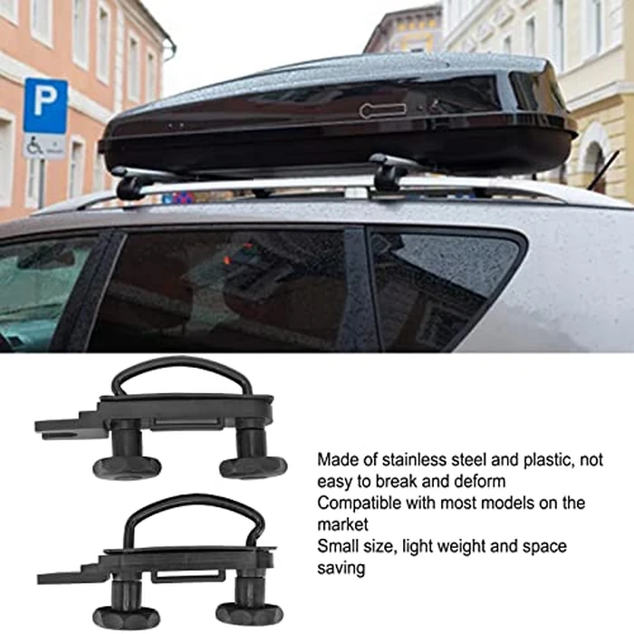 Universal Roof Box U Bolt Clamps, Car Van Mounting Fitting Kit Roof Mounting Fitting Kit U Brackets Installation Accessory U Screws Locknut Roof Luggage Accessories for Most Models by TOPINCN - Image 3