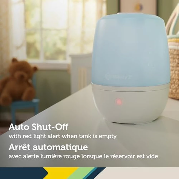 Safety 1st Everyday Cool Mist Humidifier, 1.5L Air Humidifier for Baby Nursery & Plants, Ultrasonic, Compact, Auto Shut-Off, Easy Clean, 12-Hour Run Time, 360 degrees Nozzle, 3 Mist Levels by Safety 1st - Image 7