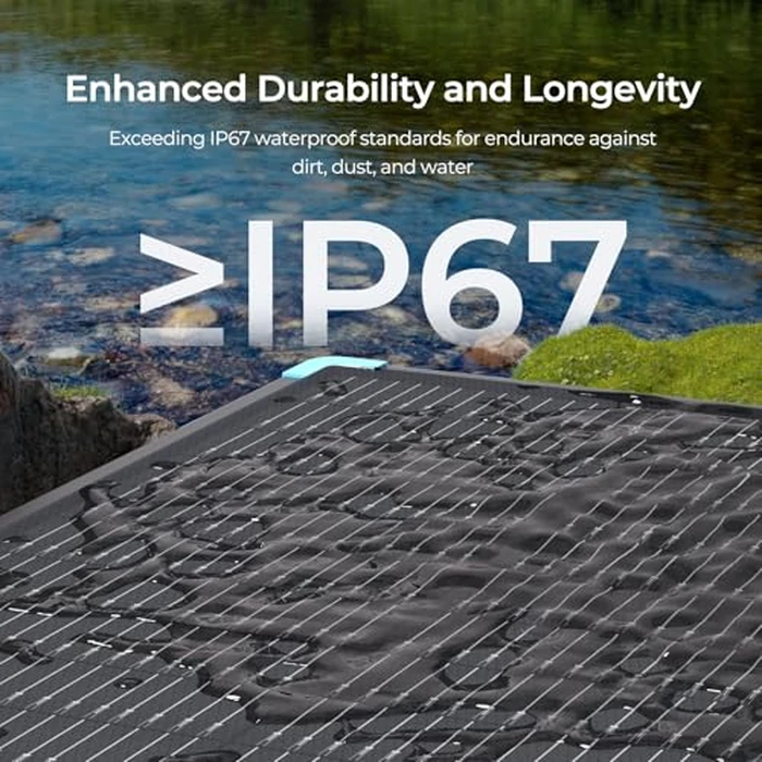 Renogy 300W Portable Solar Panel Suitcase, 25% High Efficiency N-Type Foldable Solar Charger for Power Station, Durable for Decades, 17% Lighter with Kickstands, for RV Camping Off-Grid Blackouts by Renogy - Image 3