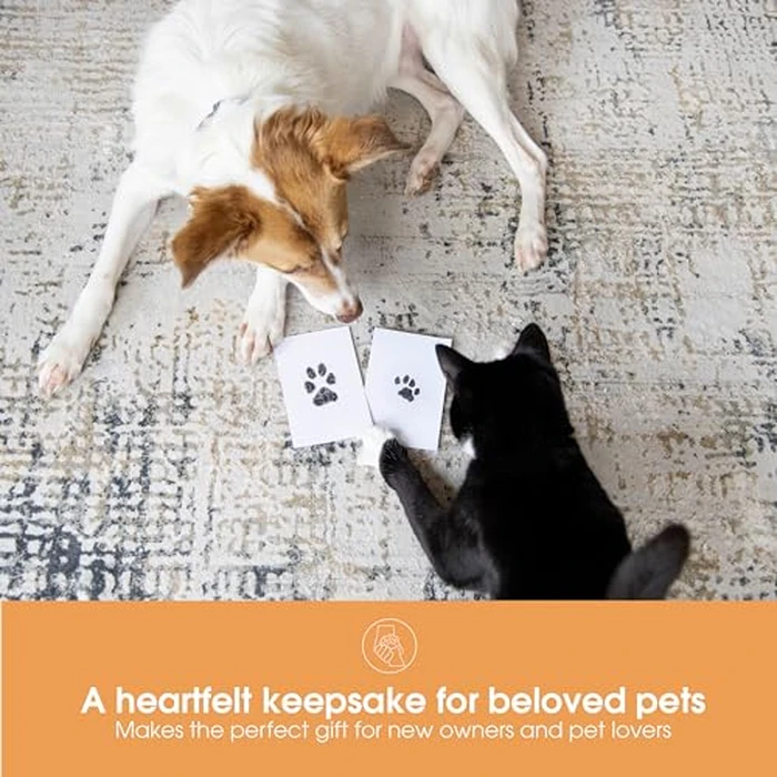 Pearhead Paw Print Clean-Touch Ink Pad, Mess Free Inkless Pet Impression Kit, Safe for Cats and Dogs, Pawprint Keepsake, Pack of 2 by Pearhead - Image 4
