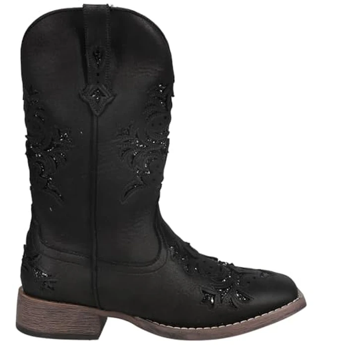 Roper Women's Kennedy Western Boot, Black, 9.5 by Roper - Image 1