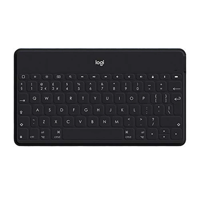 Logitech Keys-To-Go Super-Slim and Super-Light Bluetooth Keyboard for iPhone, iPad, Mac and Apple TV including iPad Air 5th gen (2022) - Black (Renewed) by Logitech - Image 1
