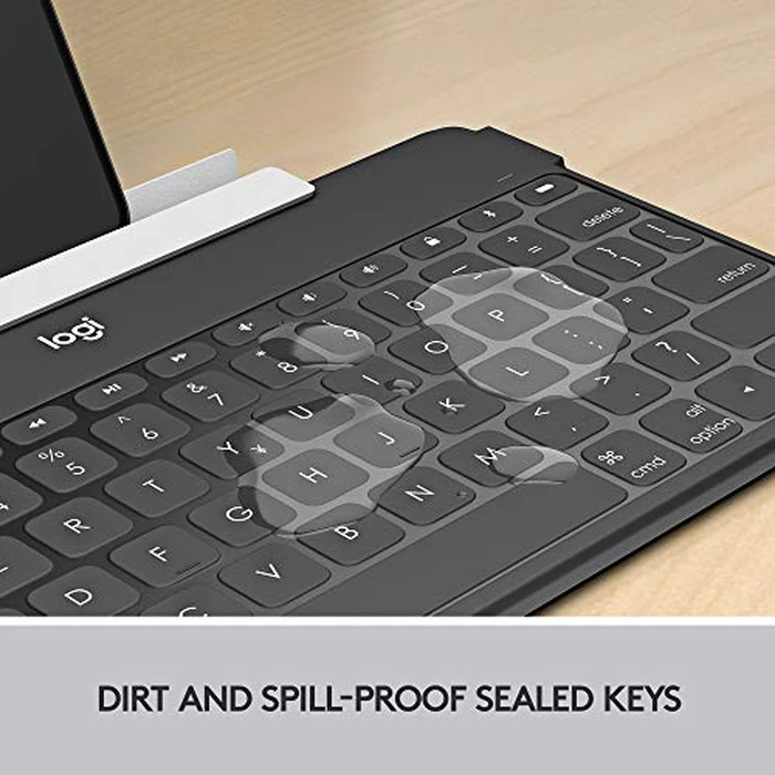 Logitech Keys-To-Go Super-Slim and Super-Light Bluetooth Keyboard for iPhone, iPad, Mac and Apple TV including iPad Air 5th gen (2022) - Black (Renewed) by Logitech - Image 4