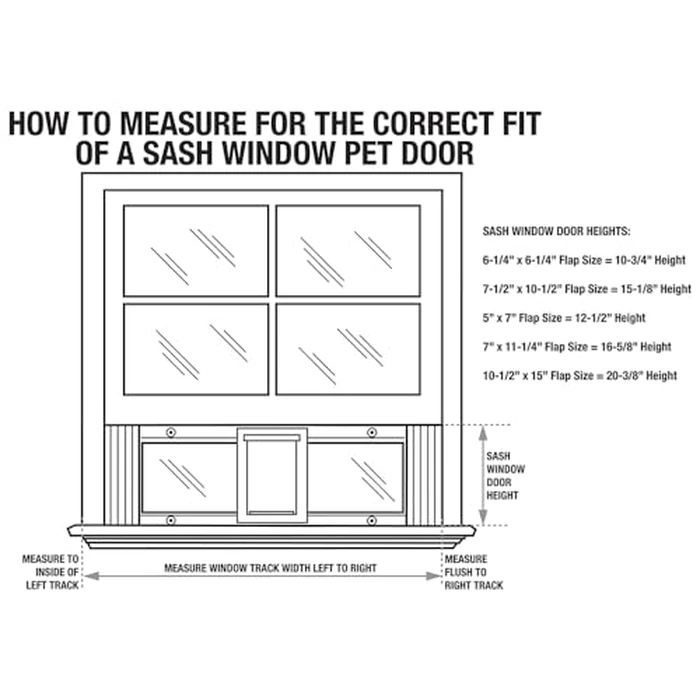 Ideal Pet Products Aluminum Sash Window Pet Door, Adjustable to Fit Window Widths from 27" to 32", Large 10-1/2” x 15” Flap Size by Ideal Pet Products - Image 3
