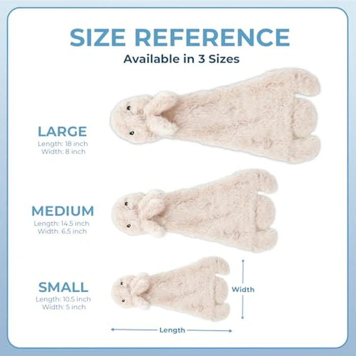 Best Pet Supplies Squeaky Dog Toys with Soft Durable Fabric for Small, Medium and Large Pets Interactive Toy for Indoor Play, Supports Active Biting and Play - 4 Figures, Medium by Best Pet Supplies - Image 5