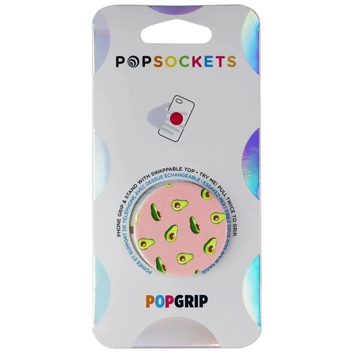 PopSockets PopGrip Expanding Stand and Grip with a Swappable Top - Avocados Pink by PopSockets - Image 2