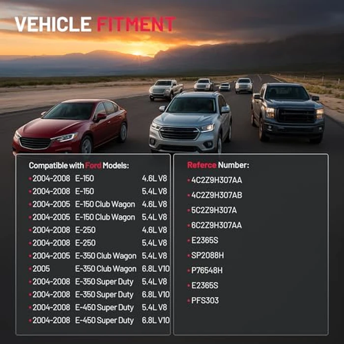 BDFHYK Fuel Pump Assembly E2365S Compatible with Ford E-150 E-250 04-08, E-150 E-350 Club Wagon 04-05, E-350 E-450 Super Duty 04-08, 4.6L 5.4L 6.8L Replaces 4C2Z9H307AA by BDFHYK - Image 2