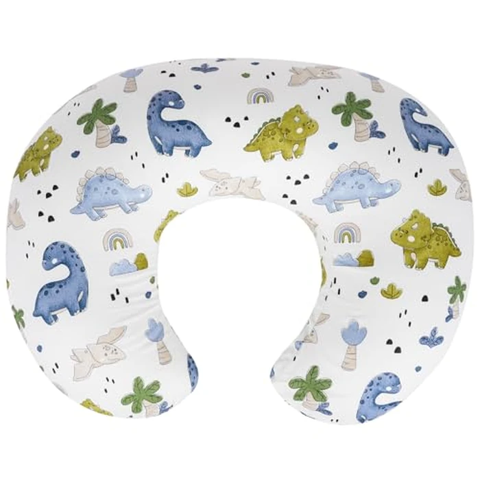 Nursing Pillow & Breastfeeding Pillow - Ergonomic C-Shape for Breastfeeding & Bottle Feeding, Standard Size Breathable with Washable Cover, Hypoallergenic,Tummy Time & Sitting Support (0-12Months) by LLCJYYCY - Used - Like New condition - US$29.39