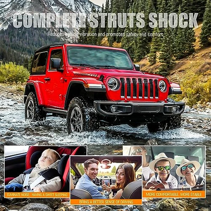 Front Complete Strut Shock Absorber with Coil Spring Fit for Toyota Camry LE SE XLE 2002 2003,for Lexus ES300 3.0L 2002 2003, w/o adaptive variable suspension, Replace 171490 171491 (Set of 2) by Youxmoto - Image 7