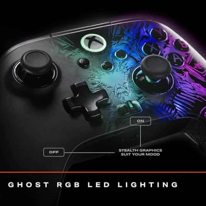PowerA FUSION Pro Wireless Controller for Xbox Series X|S with Lumectra, RGB lighting, hidden design, adjustable height thumbsticks, Hall Effect modules, pro gaming controller, low latency wireless, mappable buttons, works with Xbox One and Windows 10/11 by PowerA - Image 3