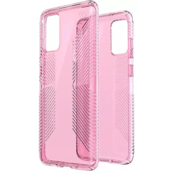 Speck Presidio Perfect-Clear with Grips Phone Case for Samsung Galaxy S20+ - Pink by Speck - Image 3