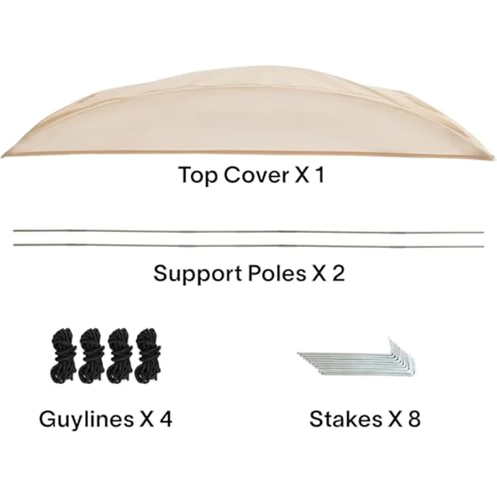 EighteenTek(R) Pop Up Weather Pod, Sport Pod with Attached Floor, 360 degrees Clear View, UPF 50+ UV Protection, Waterproof All-Weather Instant Shelter for Sports Camping Fishing 70"x70"x63"H by PrivatePod - Image 8