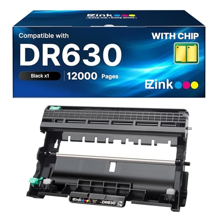 E-Z Ink DR630 Drum Unit 1 Pack Compatible Replacement for Brother DR630 DR660 DR-630 DR-660 Drum for Brother DCP-L2520DW DCP-L2540DW HL-L2320D MFC-L2700DW MFC-L2720DW MFC-L2740DW Printer by E-Z Ink - Used - Acceptable condition - CA$16.32