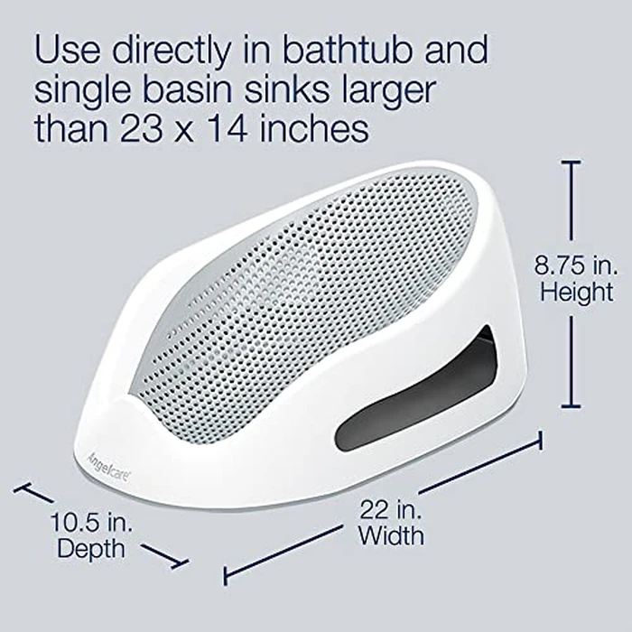 Angelcare Baby Bath Support (Aqua) | Ideal for Babies Less Than 6 Months Old by Angelcare - Image 2