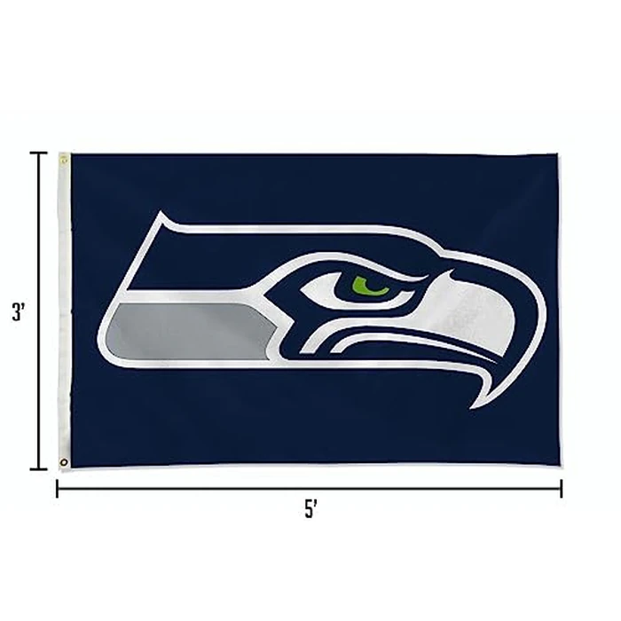 Rico FGB2902: Seattle Seahawks Banner Flag by Rico Industries - Image 6