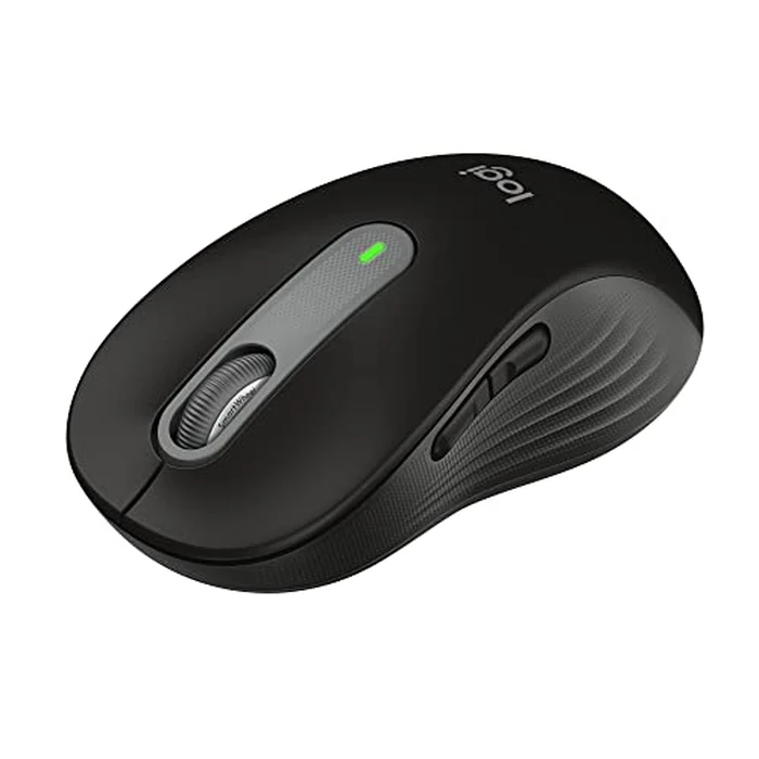 Logitech Signature M650 L Full Size Wireless Mouse - for Large Sized Hands, 2-Year Battery, Silent Clicks, Customizable Side Buttons, Bluetooth, for PC/Mac/Multi-Device/Chromebook - Black by Logitech - Used - Acceptable condition