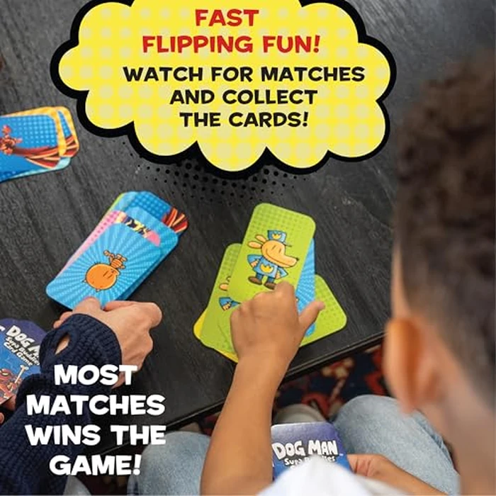 University Games, Dog Man Supa Buddies Card Game, Based on The Dog Man Books Series, for 2 to 4 Players Ages 5 and Up by University Games - Image 3