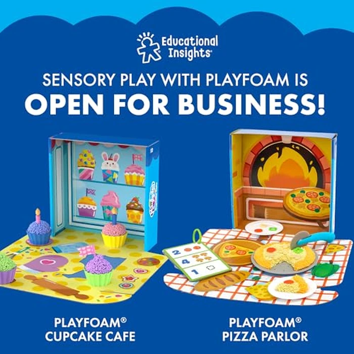 Educational Insights Playfoam Sushi Shop - Sensory Toys & Fidget Toys for Kids, Pretend Play Food Craft Kit, Squishy Foam, Non Sticky Dough & Classroom Tools, Gifts for Ages 3+ by Educational Insights - Image 6