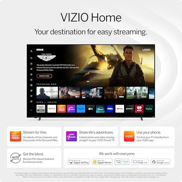 VIZIO 24-inch D-Series Full HD 1080p Smart TV with Apple AirPlay and Chromecast Built-in, Alexa Compatibility, D24f-J09, 2022 Model by VIZIO - Image 5