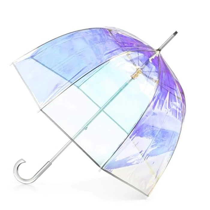 Totes Adult Windproof Bubble Umbrella with J Hook Handle and Enhanced Visibility by totes - Used - Very Good condition - US$27.51