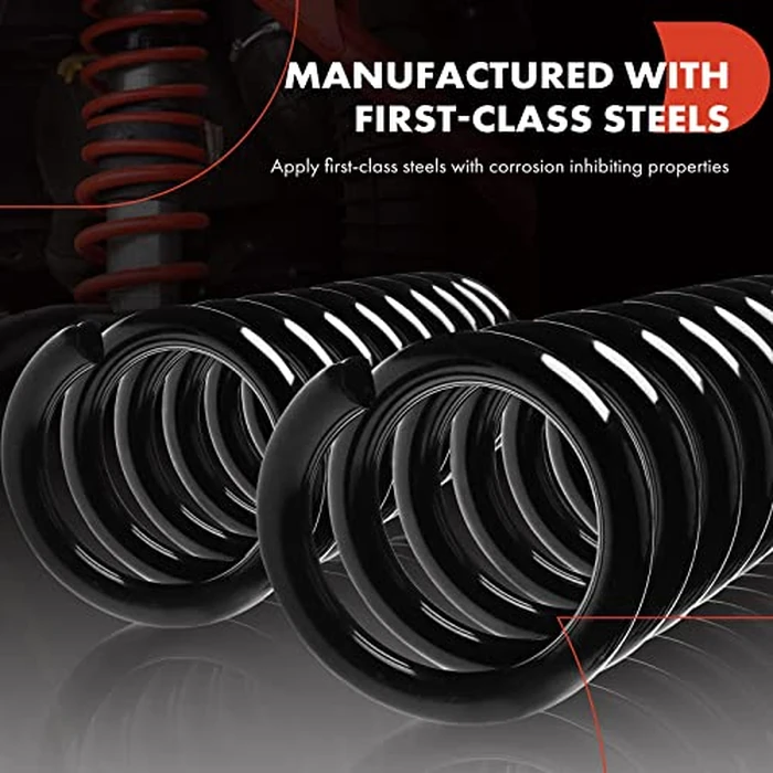 A-Premium 2Pcs Rear Suspension Coil Spring Set Compatible with Ford Focus 2012 2013 2014 2.0L, Driver and Passenger Side, Replace# BV6Z5560D by A-premium - Image 4