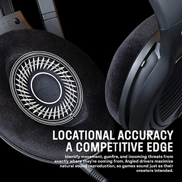 Massdrop x Sennheiser PC37X Gaming Headset - Noise-Cancelling Microphone with Over-Ear Open-Back Design, 10 ft Detachable Cable, and Velour Earpads,Black by DROP - Image 3