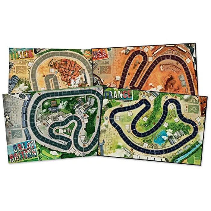 Heat - Pedal to the Metal (English) - Board Games - Strategy/Racing - Manage Speed and Heat to Win High-Stakes Car Races - Ages 10+ - 1 to 6 Players - 45 to 60 Minute Playtime - Made by Asmodee by Asmodee - Image 3