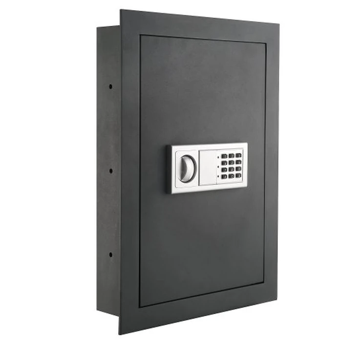 In-Wall Safe with Electronic Keypad and 2 Manual Override Keys - Protect Money, Jewelry, and Passports at Home or Business by Paragon Safes (Gray) by Paragon Lock & Safe - Image 1