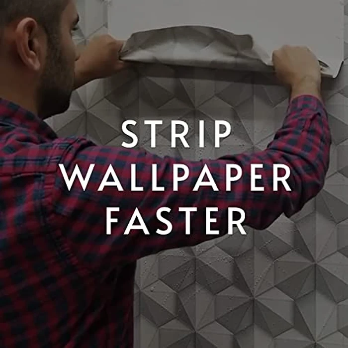 ROMAN Wallpaper Removal Kit - Concentrate (32 oz), Perforating Scoring Tool, and Angled Scraper for Home Improvement - Yields 5 Gallons of Remover (1500 sq. ft Coverage) by Roman - Image 7