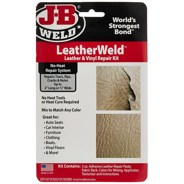 J-B Weld 2130 Vinyl and Leather Repair Kit, 3 oz, Black by J-B Weld - Image 1