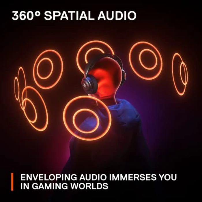 SteelSeries Arctis Nova 4X Wireless Multi-Platform Gaming Headset - 360 degrees Spatial Audio - 2.4GHz High-Speed Wireless - 36 Hr Battery - USB-C - ClearCast Gen 2 Mic - Xbox Series X|S, PC, PS5, Switch by SteelSeries - Image 5