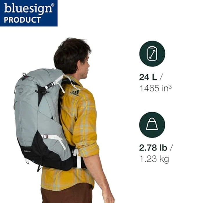 Osprey Stratos 24L Men's Hiking Backpack, Poinsettia Red by Osprey - Used - Like New condition - CA$167.76