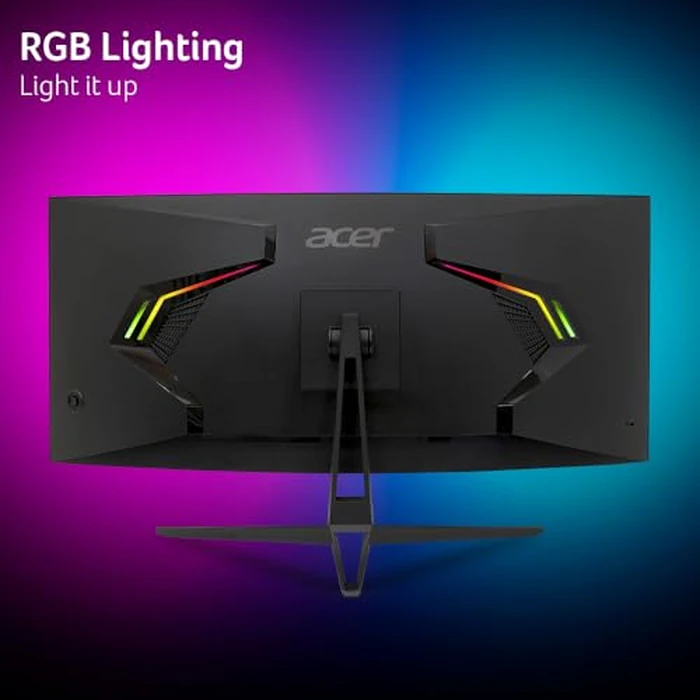 Acer EDA343CUR V3bmiippx 34" UWQHD (3440 x 1440) 1000R Curved VA Widescreen Gaming Display | AMD FreeSync Premium | 1ms (G to G) | up to 180Hz Refresh | 2 Speakers | Display Port and HDMI Cable Incl. by Acer - Image 7