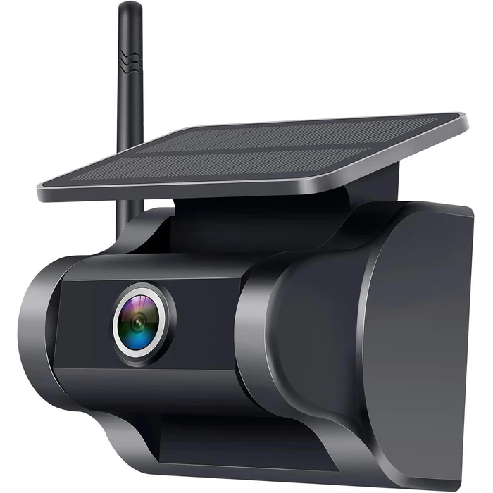 Pemacom P15 7" Magnetic Scratch-Proof Easy Install Night Vision Waterproof Portable Solar Backup Camera - Black by Pemacom - Refurbished - Premium condition - US$94.18