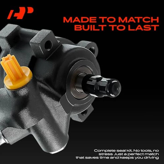 A-Premium Power Steering Pump Compatible with Ford F-250 Super Duty/F-350 Super Duty/F-450 Super Duty/F-550 Super Duty 2008-2010, V8 6.4L Diesel, Replace # STP219RM, 7C3Z3A674D by A-premium - Image 3