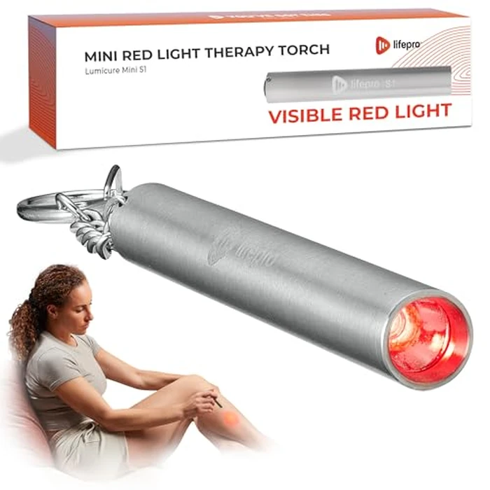 LifePro Mini 3.5 in Red Light Therapy for Body, Joints & Muscles - Portable Pocket Sized Red Light Therapy Device - Led Red Light Therapy for Face & Body by LifePro - Used - Like New condition
