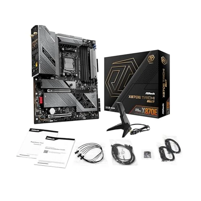 ASRock AMD X870E Taichi Lite Ryzen Socket AM5 DDR5 DIMMs 8200 256 GB X870 EATX Motherboard 5G LAN M.2 USB4 WiFi7 by ASRock - Image 7