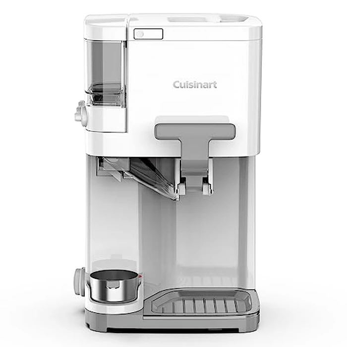 Cuisinart Soft Serve Ice Cream Machine- Mix It In Ice Cream Maker for Frozen Yogurt, Sorbet, Gelato, Drinks 1.5Qt, White (ICE-48C) by Cuisinart - Used - Very Good condition