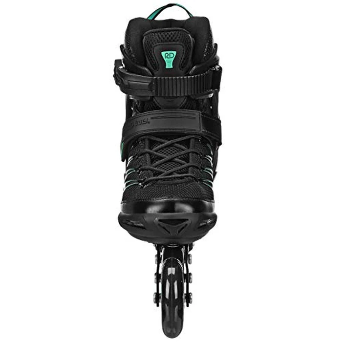 Roller Derby Q-84 Women's Inline Skates - Black/Teal - Size 07 by Roller Derby - Image 4